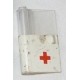 LEGO 825p01 Door 1 x 3 x 4 Left with Window & Lower Red Cross Pattern