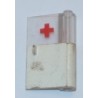 LEGO 826p02 Door 1 x 3 x 4 Right with Window & Upper Red Cross Pattern