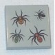 LEGO 3068bpx40 Tile 2 x 2 with Four Spiders Pattern