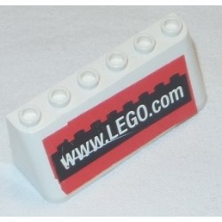 LEGO 4176 Windscreen 2 x 6 x 2 (with sticker)