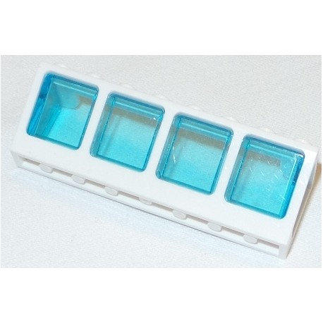 LEGO 89648c02 Window 2 x 8 x 2 Boat with Trans-Light Blue Glass