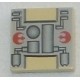 LEGO 3068bps1 Tile 2 x 2 with SW Rebel Mechanical Pattern