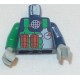 LEGO 973paw Minifig Torso with Alpha Team Logo, Dial, and Dynamite Pattern