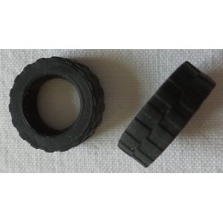 LEGO 92409 Tyre 17.5 x 6 with Shallow Staggered Treads and Middle Band