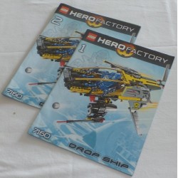 LEGO Instructions 7160 Hero Factory - Drop Ship 2010 (Notice)