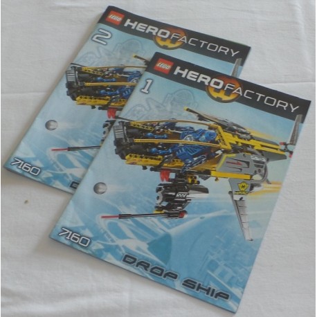 LEGO Instructions 7160 Hero Factory - Drop Ship 2010 (Notice)