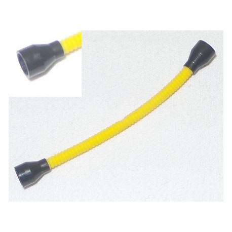 LEGO 73590c03b Hose Flexible 8.5L with Tabless Ends Black (Ends different color than Tube, ends not removable)