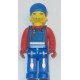 LEGO x272cx10 Creator Figure with Blue Overalls, Tools, and Blue Cap