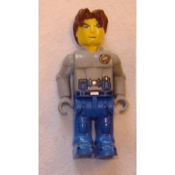LEGO x272cx8 Creator Figure Jack Stone with Blue Legs and Blue Utility Belt Pattern