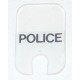 LEGO x473px1 Glass for Motorcycle Windshield with Police Pattern