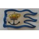LEGO x376px5 Flag 8 x 5 Cloth with Crown and Anchor Pattern