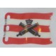 LEGO 84624 Flag 8 x 5 Plastic Ragged with Crown and Crossed Cannons Pattern