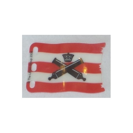 LEGO 84624 Flag 8 x 5 Plastic Ragged with Crown and Crossed Cannons Pattern