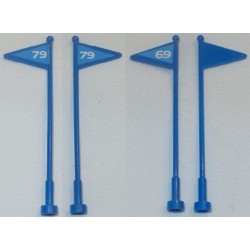 LEGO 30322 Antenna 8H with Flag (with sticker)