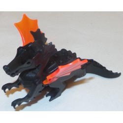 LEGO 6129c04 Animal Dragon Complete with Trans-Neon Orange Wings