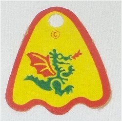 LEGO x375px1 Minifig Accessory Cape Cloth Small with Dragon Pattern