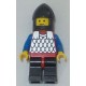 LEGO cas147  Scale Mail - Red with Blue Arms, Black Legs with Red Hips, Black Chin-Guard