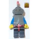 LEGO Cas170 Breastplate - Armor over Red, Black Helmet, Dark Gray Visor, Red Plume