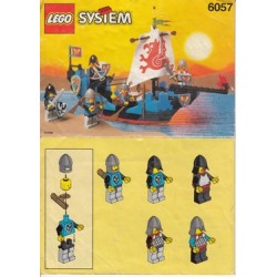 LEGO 6057 Instructions (notice) Sea Serpent (1992)