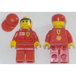 LEGO rac031bs F1 Ferrari Record Keeper - with Shell Torso Stickers