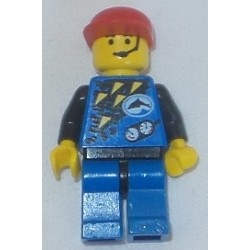 LEGO div013 Divers - Blue, Red Cap
