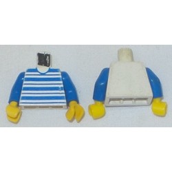 LEGO 973px61c01 Minifig Torso with Blue Horizontal Stripes Pattern (with Blue Arms)