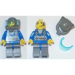 LEGO rck009 Jet - Trans-Light Blue Visor