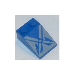 3298px7 Slope Brick 33 3 x 2 with Criss-Cross Pattern