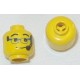 LEGO 3626bpx24 Minifig Head with Glasses and Headset Pattern