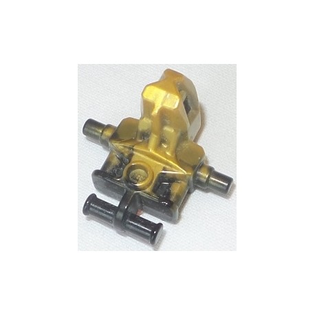 LEGO 53988px2 Minifig Mechanical Head and Torso with Blended PearlGold
