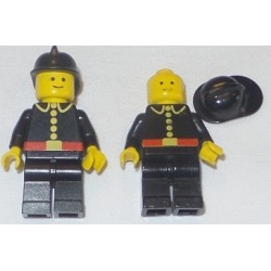 LEGO firec004 Fire - Classic, Black Fire Helmet (3626ap01)