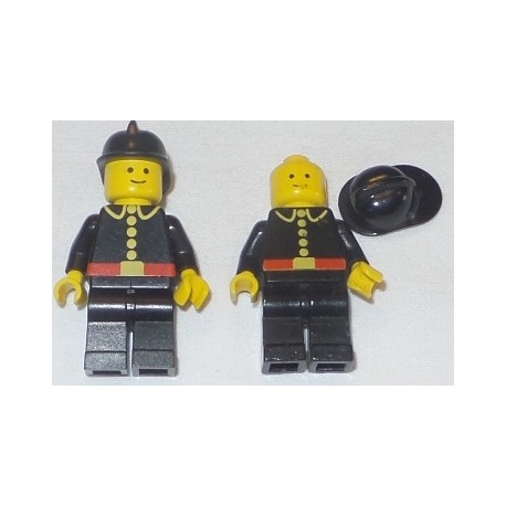 LEGO firec004 Fire - Classic, Black Fire Helmet (3626ap01)