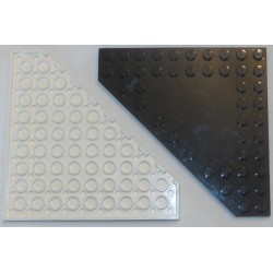 LEGO 92584 Plate 10 x 10 without Corner without Studs in Center