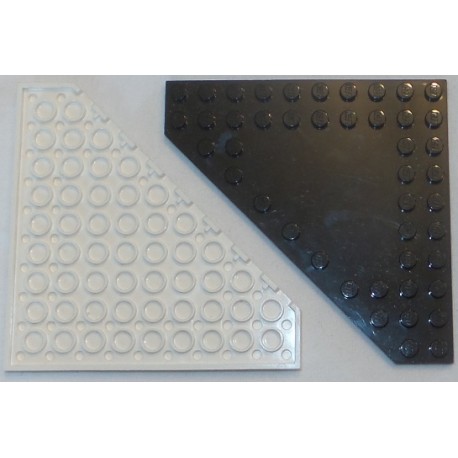 LEGO 92584 Plate 10 x 10 without Corner without Studs in Center