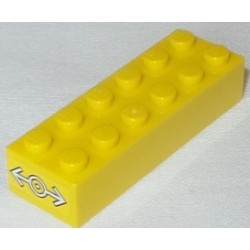 LEGO 2456 Brick 2 x 6 (with sticker)