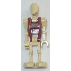 LEGO sw0096 Battle Droid Security with Straight Arm and Dark Red Torso 2007-2012