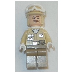 LEGO sw0425 Hoth Rebel Trooper Tan Uniform (Moustache) 2012