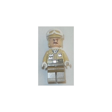 LEGO sw0425 Hoth Rebel Trooper Tan Uniform (Moustache) 2012