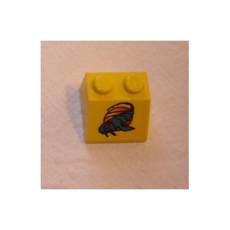 LEGO 3039px12 Slope Brick 45 2 x 2 with Blue Gooberfish Pattern
