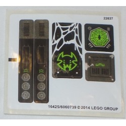 LEGO 16425 Sticker Sheet for Set Sparratus' Spider Stalker (70130, 2014)