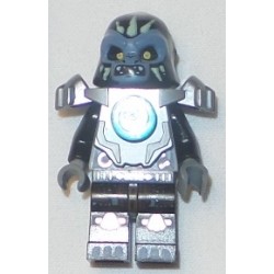 LEGO loc068 Gorzan - Flat Silver Heavy Armor (Legends of Chima, 2014)