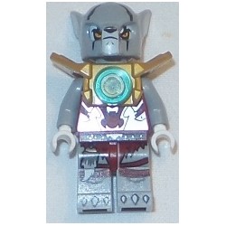 LEGO loc052 Worriz - Pearl Gold Armor (Legends of Chima, 2014)
