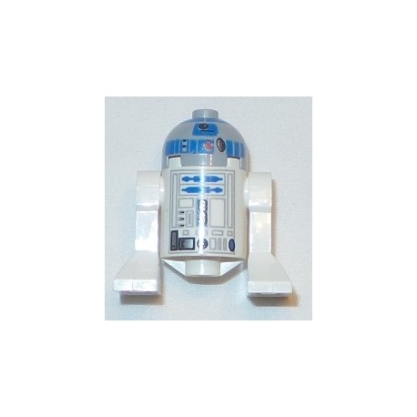 LEGO sw0217 Astromech Droid, R2-D2, Light Bluish Gray Head (2008-2013)