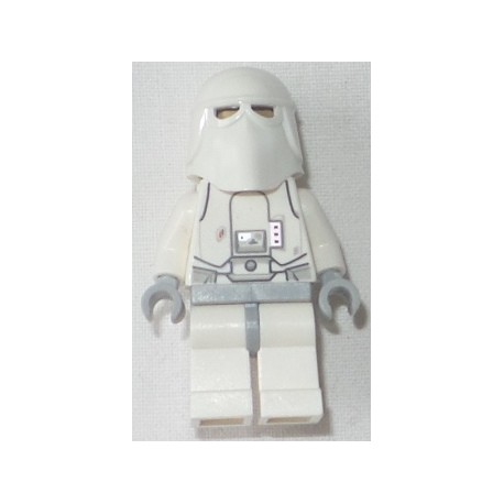 LEGO sw0463 Snowtrooper, Light Bluish Gray Hips, Light Bluish Gray Hands, Printed Head, Torso Back Printing (2014)