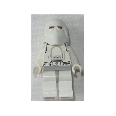 LEGO sw0428 Snowtrooper, Light Bluish Gray Hips, White Hands, Printed Head (2012)