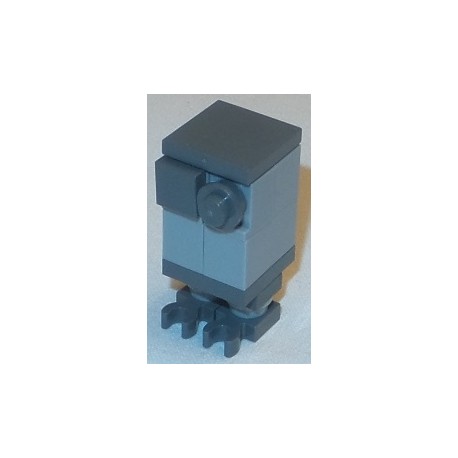 LEGO sw0430 Gonk Droid (GNK Power Droid), Light Bluish Gray Body and Dark Bluish Gray Legs (2012)