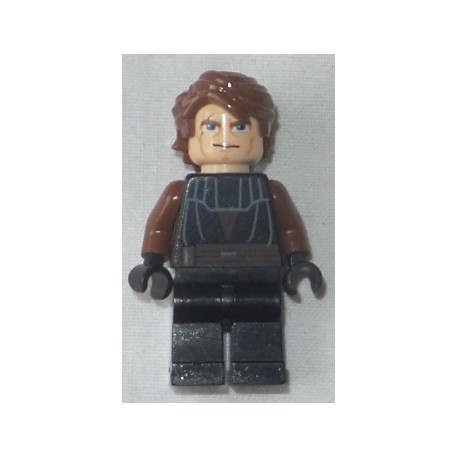 LEGO sw0183 Anakin Skywalker (Clone Wars, Reddish Brown Arms, 2008-2015)