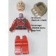 LEGO 973bd1504c01 Torso Armor with Red Plates, Holly and White Fur Collar Print, Red Arms, Dark Red Hands