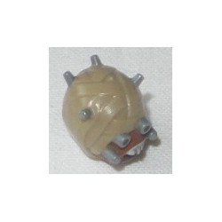 LEGO 18934bd01 Minifig Head Special, Tusken Raider with Reddish Brown Mask Print