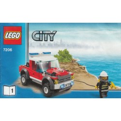 LEGO 7206 Instructions (notice) Fire Helicopter (2010) Livret n°1